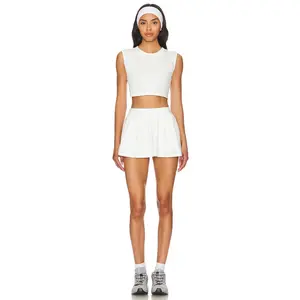 Free People X FP Movement Hot Shot Skort Set in White