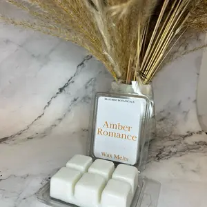 Blue Mist Botanicals Amber Romance Wax Melts - Luxurious Scented Fragrance for Home - Perfect for Aromatherapy