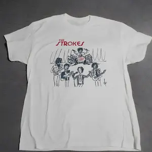 The Strokes band Tour Rare Tee Shirt Size S-4XL Classic