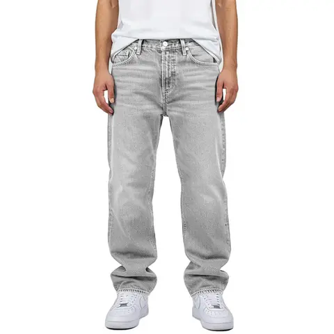 Men's Loose Fit Baggy Denim Jeans Pants Streetwear Cotton