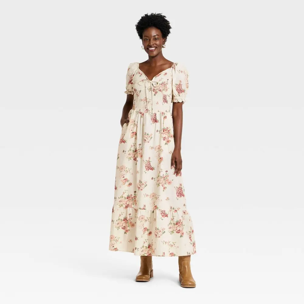 francescas floral babydoll dress - TikTok Shop