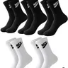 5 Pairs Breathable Crew Socks | Moisture Wicking Comfort | NICE Trendy Unisex Socks | Streetwear for Spring/Summer | Versatile for Daily, Travel, Work & Sports