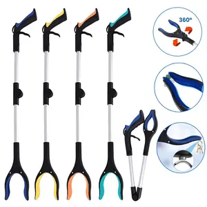 Grabber Reacher Tool, Foldable Pick Up Stick. Includes 360° Rotating Anti-Slip Jaw & Magnet, ldeal for Trash Pickup, Outdoor Dog Walking & Seniors Recovery, Lightweight Grabbers