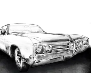 Antique Car Art Print