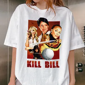 Vintage Kill Bill Shirt, Retro Movie Graphic Tee, 90s Quentin Tarantino Film Top Shirt
