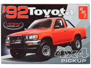 Skill 2 Model Kit 1992 Toyota 4x4 Pickup Truck (2023) 1/20 Scale Model by AMT