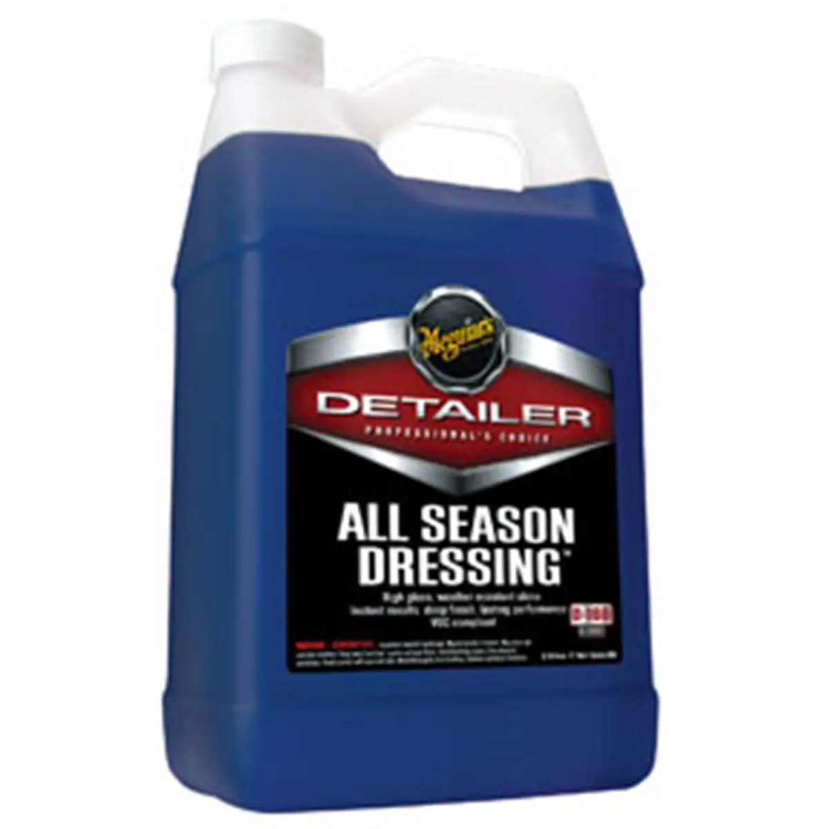 Meguiars D16001 All Season Dressing, 1-Gallon - Deep Rich High Gloss Coating for Automotive Exterior Surfaces, Rubber/Plastic Care