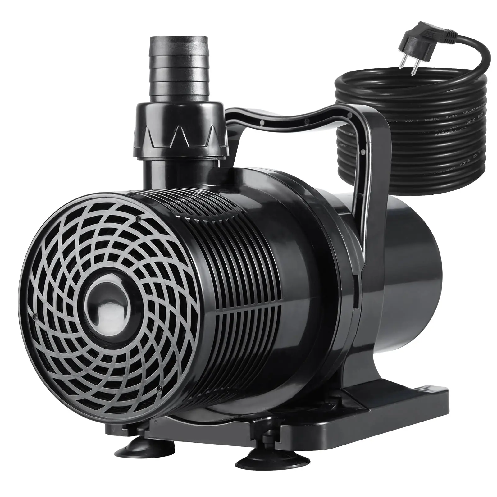 GARVEE 130W 3700GPH Submersible Water Pump, Pond Pump 31Ft Lift Height, Submersible Pump Pond with Power Cord 16Ft, Perfect for Waterfall, Water Fountain, Aquarium, Hydroponic