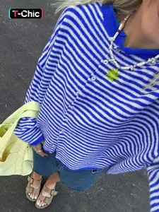 Elegant Knitted Cardigan for Fall & Winter, Unique Design Colorblock Striped Fitted Sweater, Long Sleeve Casual Fashion Knitwear Tops Womenswear Knitting Lady