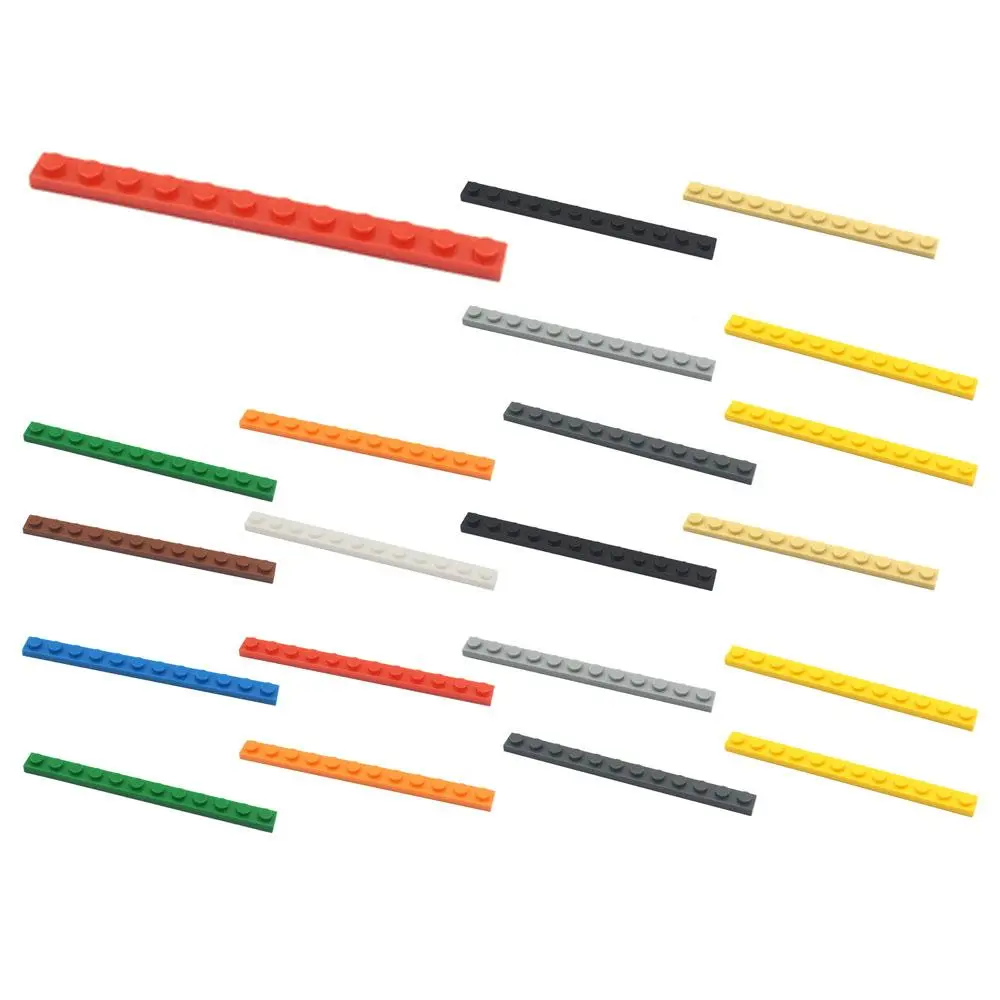 20PCS 1x12 Compatible 60479 Plates Self-Locking Bricks Building Blocks Toys MOC DIY Accessories Assembled