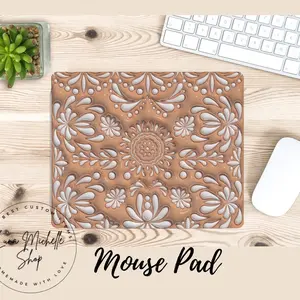 Talavera Mouse Pad - Original Design with Talavera Pattern and Comfortable Fit