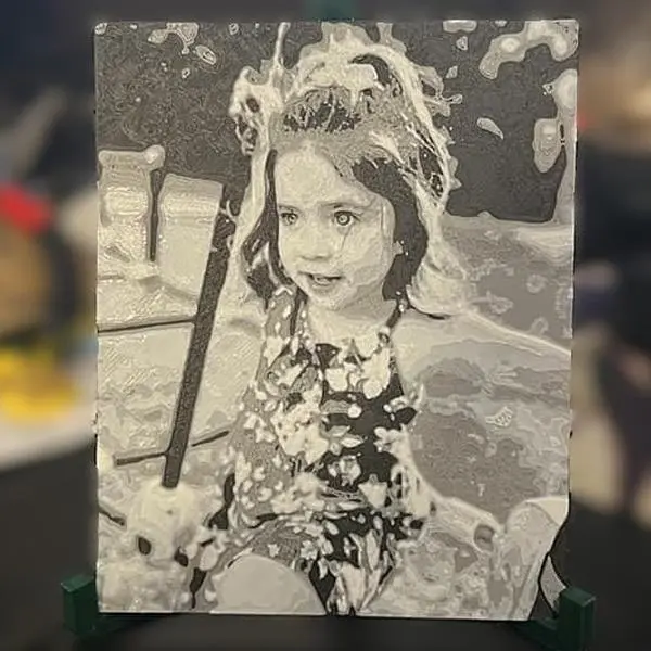 Custom 3D Printed Personalized Photo Keepsakes - Artistic Home Decor Wall Art, Ideal for Gifting or Personal Use