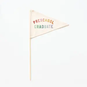 Preschool Graduate Flag {Rainbow}