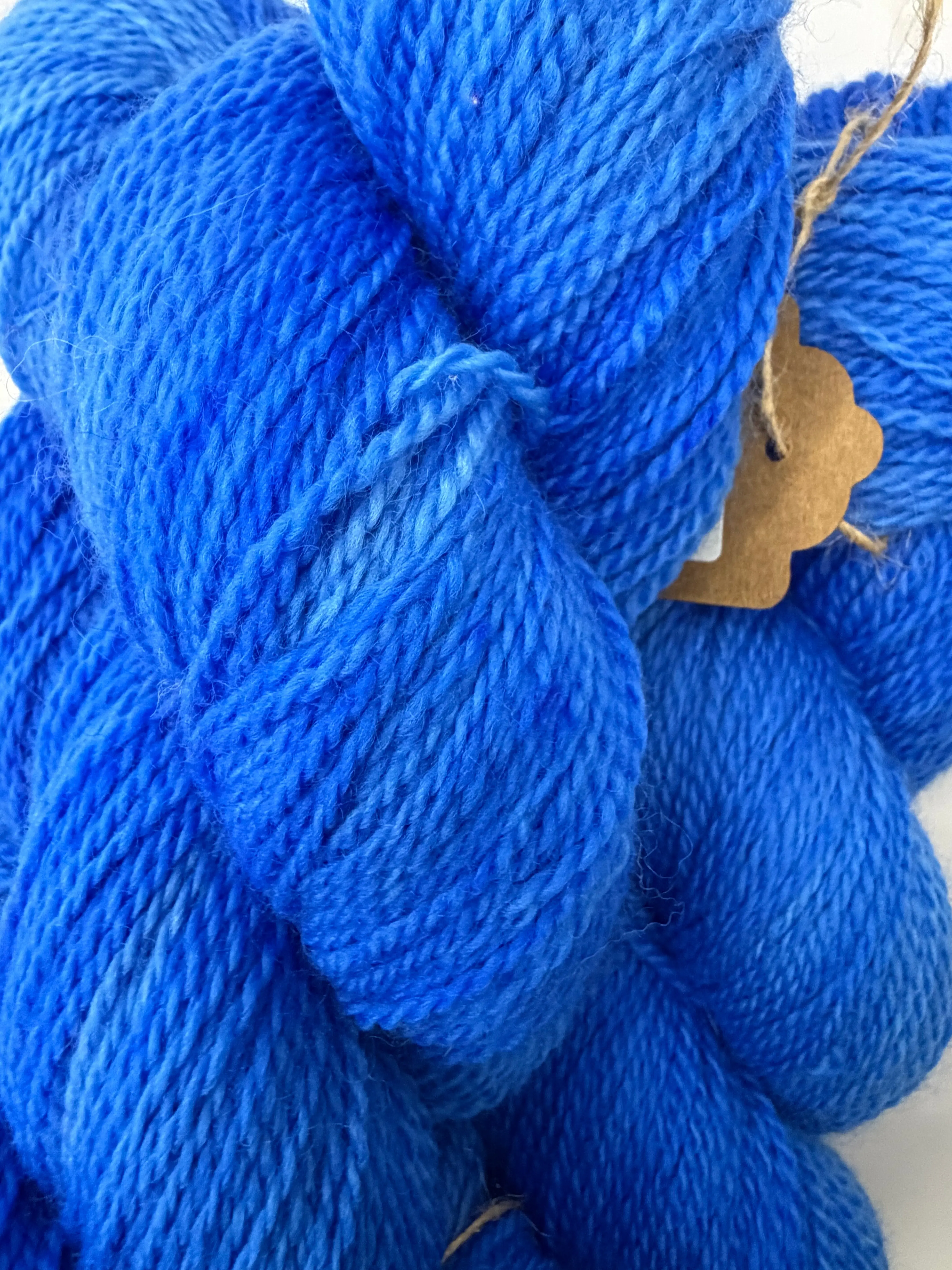 Hello Blue~         Christina's MCN Oooh Yummy! Sock~80/10/10 Superwash Merino, Nylon, & Cashmere