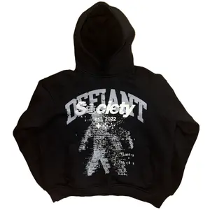 "Defiant Society" Hoodie Black
