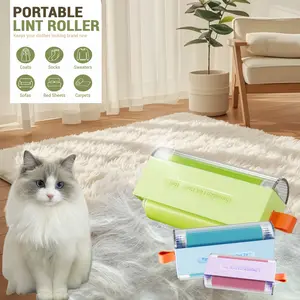 3-Pack Portable Mini Lint Rollers - Portable Pet Hair Remover, Washable and Reusable, Suitable for Clothing, Travel, Home Use, Essential Practical Christmas Gift Idea