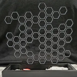 Honeycomb earring holder