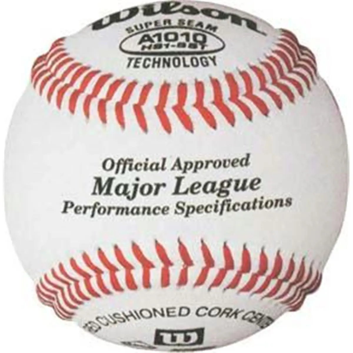 Wilson A1010 High School Baseballs - 212 MAIN, Dura-Core Technology, Full Grain Leather, Red Cushion Cork, Super Seam, NFHS Approved, 12-Pack