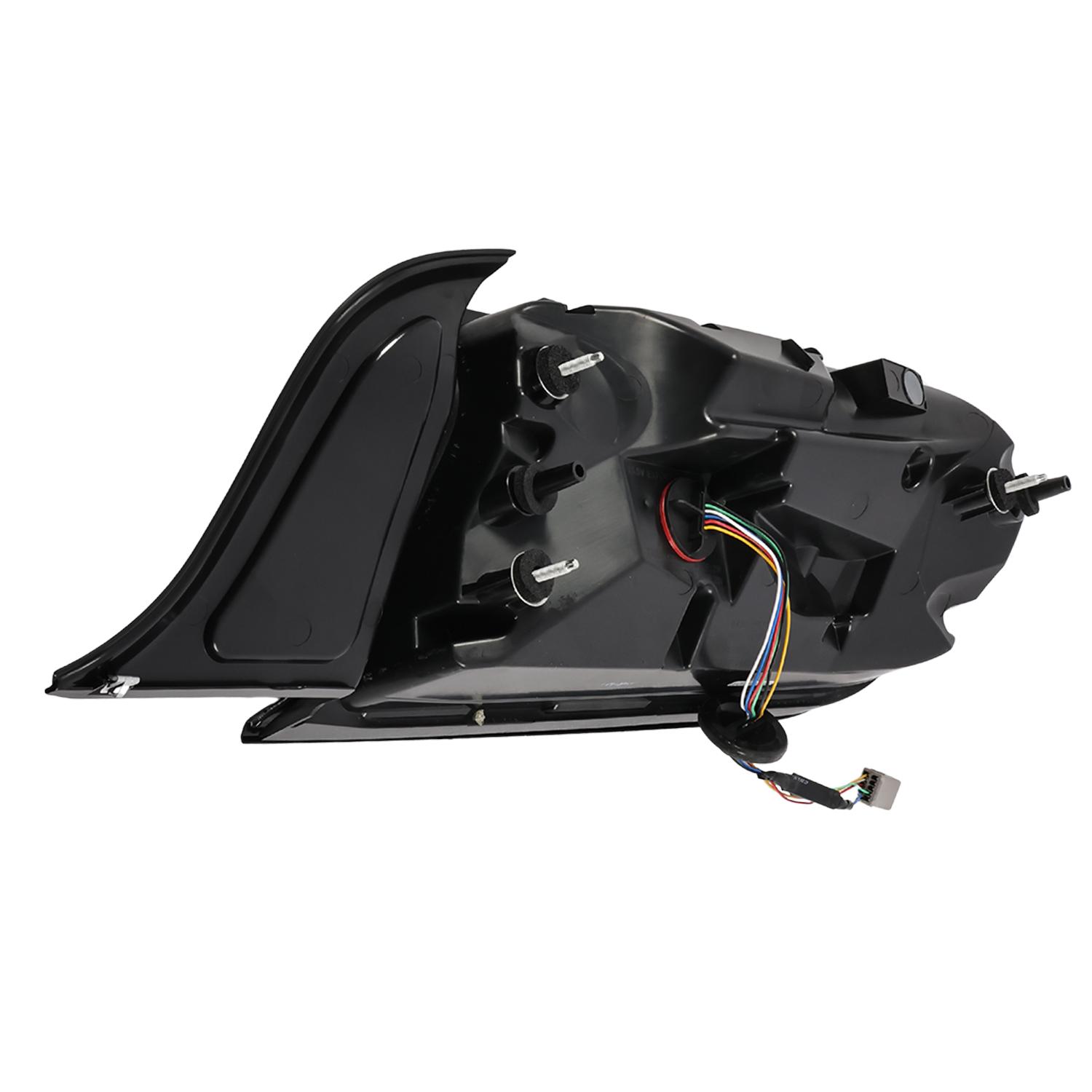 Nakkaa Screw-On LED Tail Lights - Brake & Signal Functions, Sequential Signals - Left & Right Fit for 2015-2023 Ford Mustang