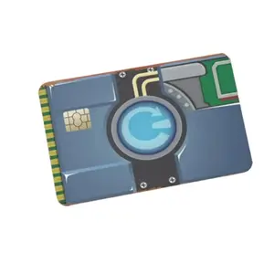 Debit & Credit Card Vinyl Decal Sticker with Custom Chip Placement - Seamless Fit - Reboot Card game Design