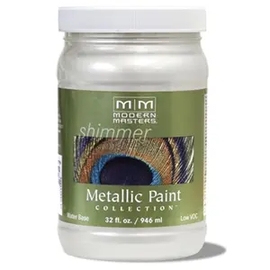 MODERN MASTERS ME196 1 Qt. Pearl White Metallic Paint