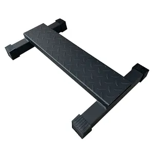 Steel Calf Raise Bar, Standing Calf Raise Machine for Calf Stretching, Squat, Foot Stretch, Anti-Slip Solid Calf Block