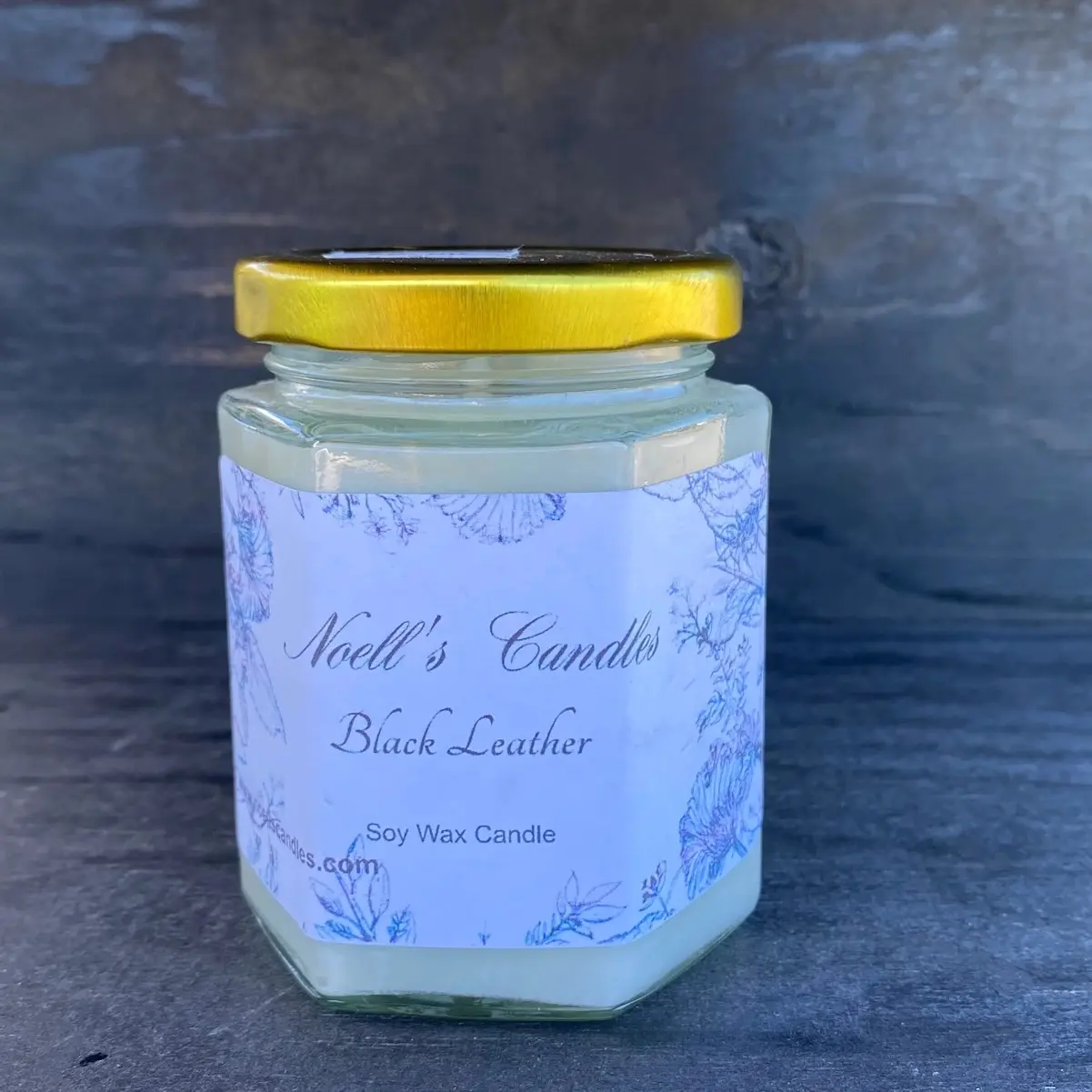 Black Leather candle
