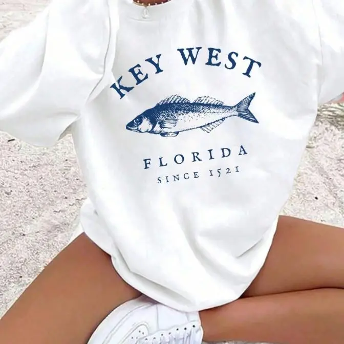 2026 New Autumn And Winter Women's Pattern Print Sweatshirt Casual Breathable