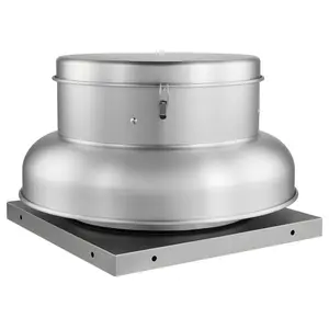 Durable Heavy-Duty Ventilation Ventilator Unit with 24.8in Aluminum Alloy Base, High-Power Motor, Adjustable Speed Control (4000/5000CFM Airflow), Compact for Garage, Kitchen, Silver Extractor Fan Air Circulator Fan
