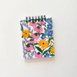 Prairie Blossom 3.5"x4.25" Blank Mini Notebook