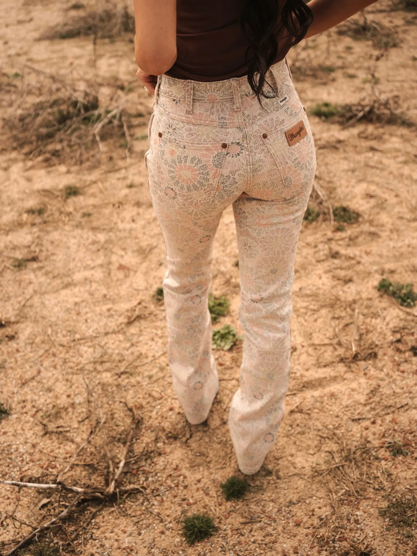Wrangler Dusty Spring Flower Garden Bootcut Wrangler Dusty Spring Flower Garden Bootcut