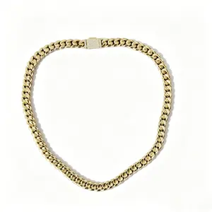 Gold-plated men's necklace