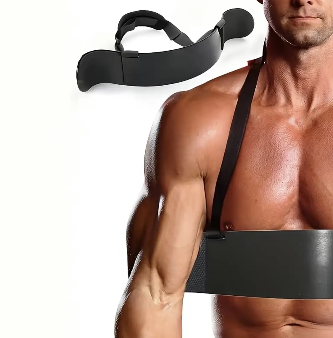 Arm Blaster - Home Gym Equipment, GymAccessories, Thick Adjustable Bicep Isolatorwith Barbell Assist & Thick Bar Control,Adjustable Fit Barbell Curl Assistant forStrength Training forearm triceps chest workout equipment