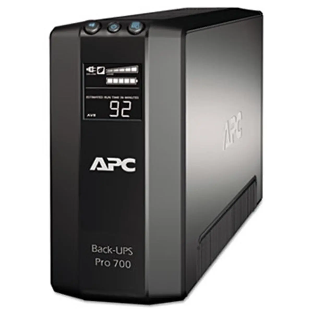 Schneider Electric IT USA-Inc. BR700G Back-UPS Pro 700 Battery Backup System - 700 VA, 355 J, 210 W, 6 Outlets, High-Efficiency, Surge Guard, Ethernet Safe, AVR Bypass, Automatic Self-Test, Cable Modem Compatible