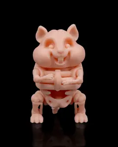Halloween Hamster Skeleton Decor Decoration for Spooky Seasonal Celebrations
