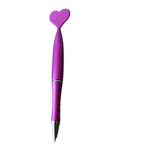 Heart Shaped Pen Magenta - Unique Design Writing Tool