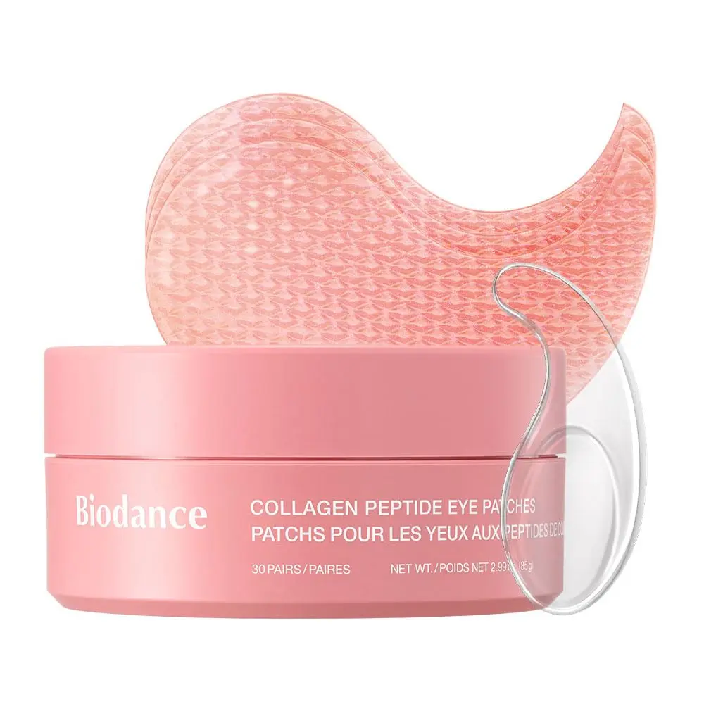 Collagen Peptide Eye Patches, Anti Wrinkle & Smile Line Patches for Face, Under Eye Mask for Fine Lines & Eye Bags, Travel Essentials & Self Care Gifts for Women, Korean Skin Care (60 Count)