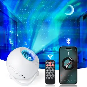 Light Projector with Bluetooth & White Noise Sounds, 60+ Lighting Modes & 5 Moon Effects, Star Projector Lights with Remote for Bedroom Decor, Kids Room Ceiling, Gift for Kids & Adults