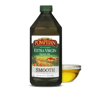 Smooth Extra Virgin Olive Oil - 68 Fl Oz - First Cold Pressed Olive Oil for Cooking - Smooth Taste for Sauteing, Stir-Frying, and Baking