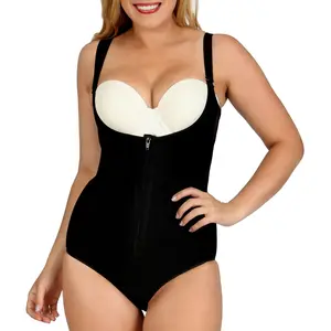INSTANT FIGURE Underbust Brief Bodysuit With Zip MD200 - Post-Surgery Recovery Bodysuit - Women’s Medical Grade Shapewear, Nylon And Spandex Compression Blend, Post-Op Abdominal And Back Recovery, Breathable Single Layer Fabric, Made In USA
