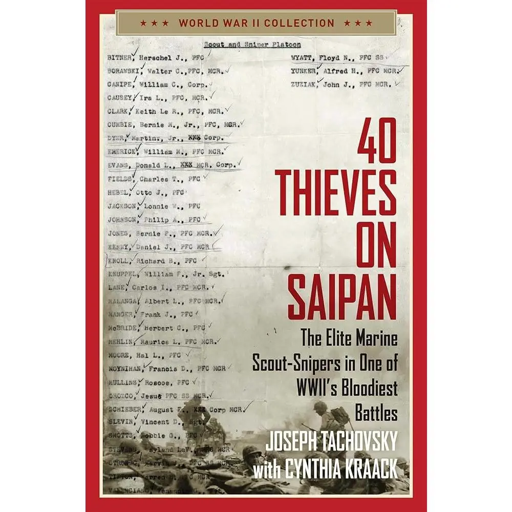 40 Thieves on Saipan: The Elite Marine Scout-Snipers in One of WWII's Bloodiest Battles (World War II Collection)