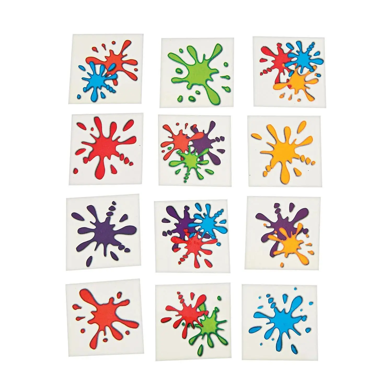 Bulk 72-Pc. Artist Splash Temporary Tattoos, Tattoo Art for Party Decorations, Easy Removal, Oriental Trading Company Product