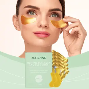 Jaysuing Retinol Collagen Eye Mask - Hydrating Nourishing Eye Gels, Under Eye Patches, Reduces Dark Circles & Puffiness for Smooth Plump Eye Area
