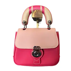 Pre-owned BURBERRY Leather Crossbody Bags DK88 Top Handle Crossbody Mini Bag