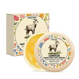 【Ten pack at a better price】Rozino Lanolin Hand & Foot Cream - Intense Moisture & Repair for Dry Rough Skin with Shea Butter Vitamin E & Bee Venom Non-Greasy Fast Absorbing