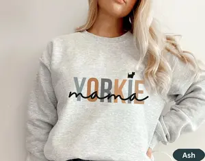Yorkie Mama Shirt, Yorkie Mom Shirt, Dog Mom Sweatshirt, Dog Mama Sweater, Yorkshire Terrier Sweatshirt, Dog Mom Crewneck, Yorkie Gift