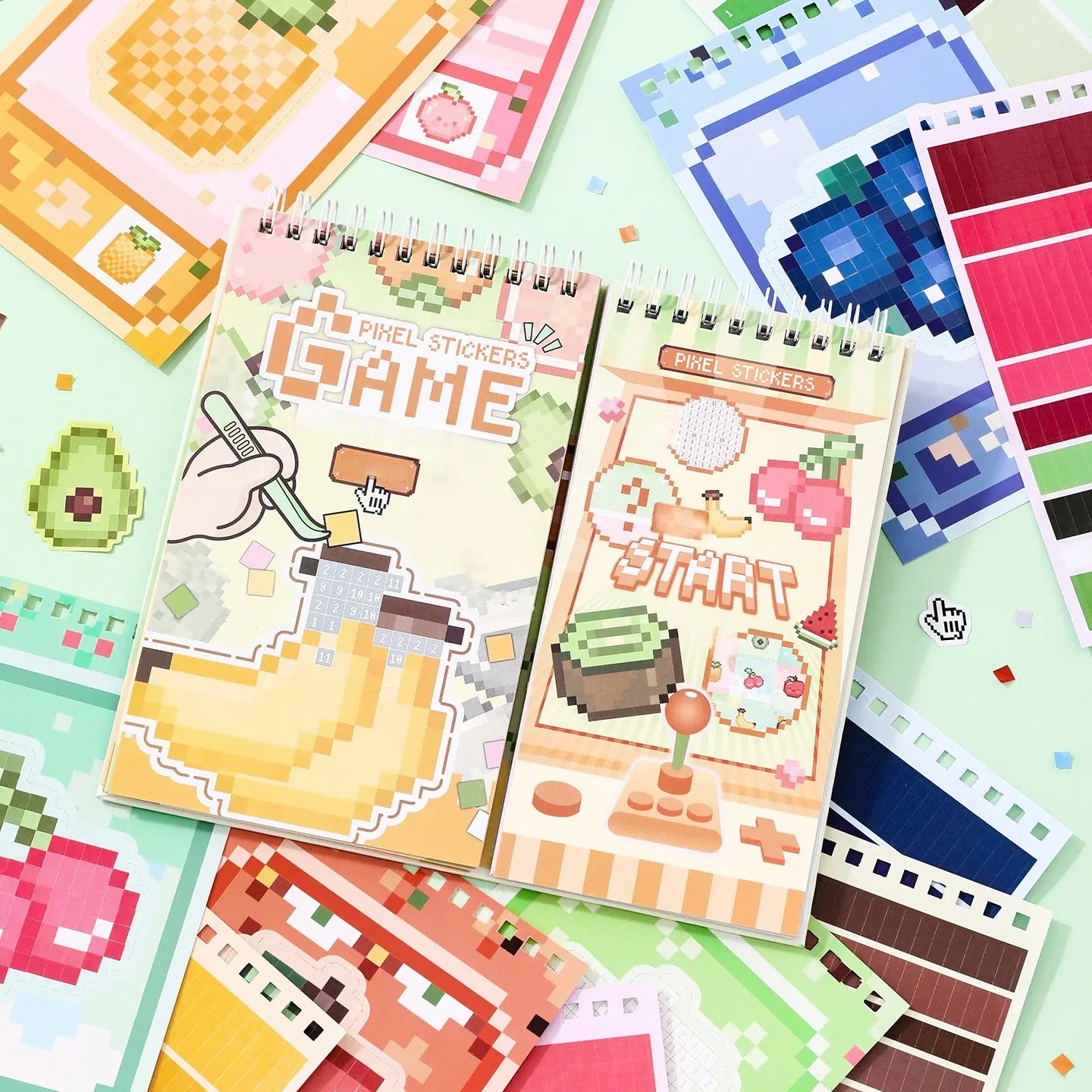 30 Sheets/book Sticker Book, Puzzle Game Series Characters Food Pets Multi-Theme Number Puzzle Stickers, Kids Educational Toy, Funny Stickers, Creative Puzzle Stickers, Sticker Haul