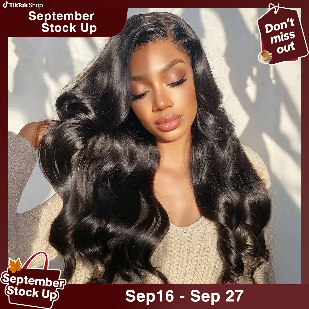 Afterblack 7x6 Body Wave Glueless Wigs Natural Black 100% Real Virgin Human Hair Wig Pre Plucked Pre Cut 180% Density Pre Cut 180% Density Wear And Go Drawstring Wig Natural Hairline Transparent Lace Wig for Women
