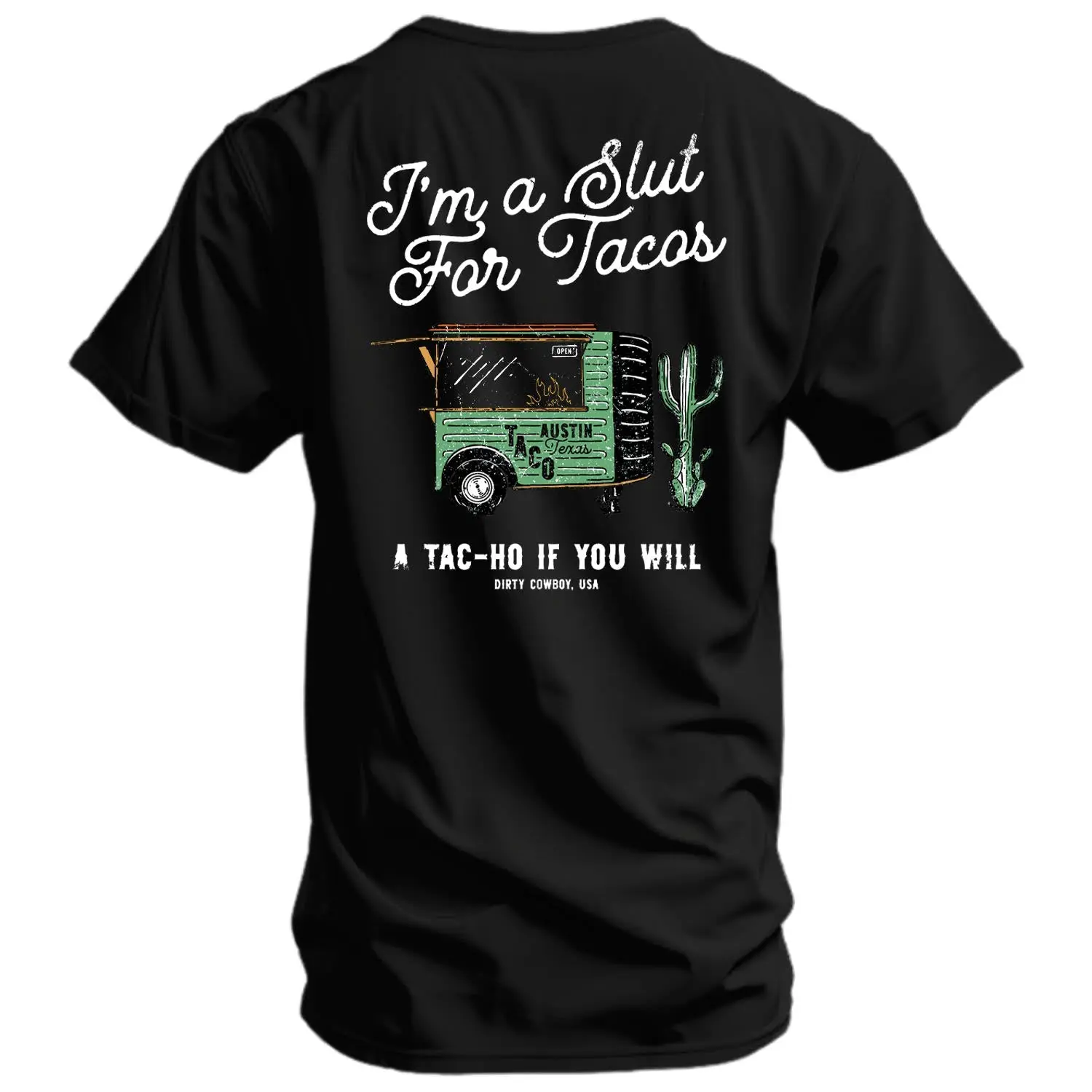 Men's Cotton Blend Taco Graphic Print Short-Sleeve Shirt, Casual Wear Everyday Menswear Top