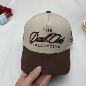 Dad Club Brown Embroidered Trucker Hat - The Dad Club Collective Adjustable Trucker Cap, Father's Day Gift,